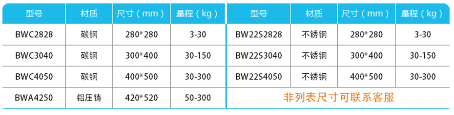 計數(shù)mini臺秤-BW產(chǎn)品參數(shù)