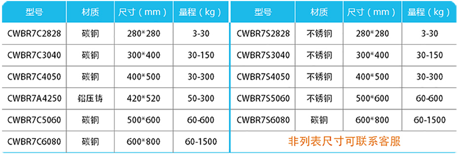 簡易計(jì)數(shù)高精度臺秤-CWBR7產(chǎn)品參數(shù)